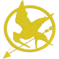 Matriz de Bordado Jogos Vorazes Logo 